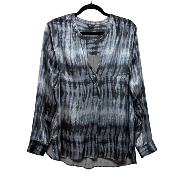 Rails Tops - Rails Eclectic Cali Girl Tie Dye Tunic Blouse Womens Large Hippie‎ Art To Wear